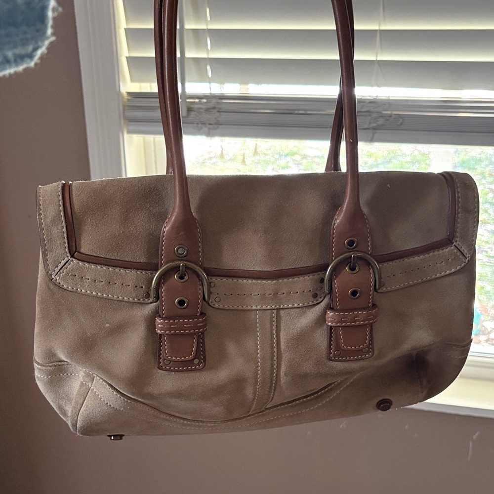 COACH Tan Leather Handbag